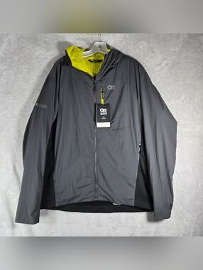 Outdoor Research Deviator Hoodie Mens Size XL  Extra Large Jacket Storm Gray NWT